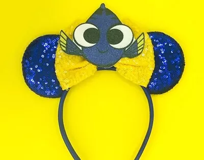 Finding Nemo Dory BluMinnie Mickey Mouse Ears Headband Disney Halloween HANDMADE • $12.99