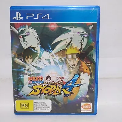 Naruto Shippuden Ultimate Ninja Storm 4 Playstation 4 PS4 Game • $25.50