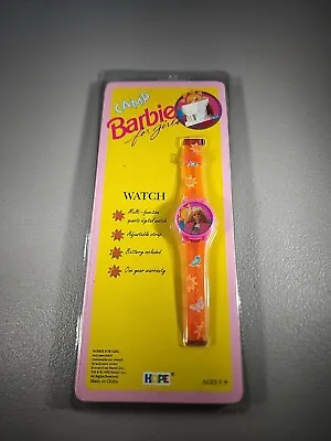 Vintage 1994 Camp Barbie Pink Watch For Girls - New Kids Watch • $8.24