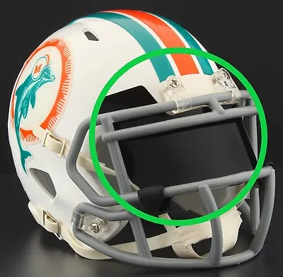 EYE SHIELD / VISOR  ONLY! For MIAMI DOLPHINS Mini Football Helmet • $12.99