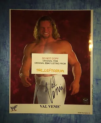 Val Venis Hand Signed Autograph WWE WWF 8x10 Photo COA • $20