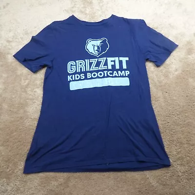 Memphis Grizzlies Shirt Youth Medium Blue NBA Short Sleeve Kids 7.23 • $9.77