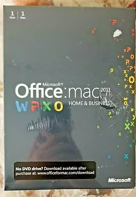 Microsoft Office Mac Home&Business 2011SKU W6F-00063SealedFull Retail License • $129.99