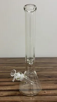 16  Heavy Smoking Hookah Pipe Glass Water Pipe Bong Bubbler Bongs + 14mm Bowl • $37.99