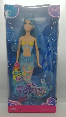 VTG 2007 RARE NIB Barbie Fairytopia Mermaid Doll Blue Hair (AA) • $79.99
