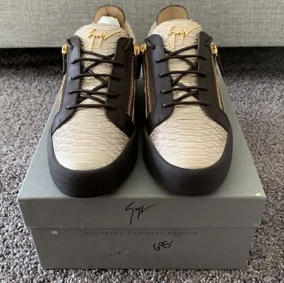 Giuseppe Zanotti Roccia Zipper Mens Sneakers US 11 Euro 44  • $400