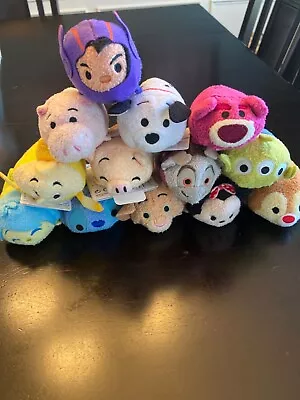 Assortment Of Disney Tsum Tsum Mini Plush Lot Of 13 • $12