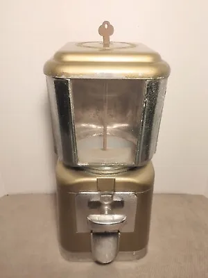 Vintage Working 1950s Universal Vendors Coin Operated Gumball Machine W/ Key • $299.99