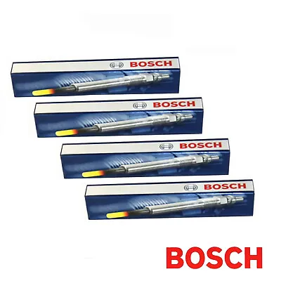 GLOW PLUGS BOSCH VW GOLF MK5 AUDI A3 SKODA OCTAVIA TOURAN 2.0TDI ENGINE X 4 A734 • $48.71