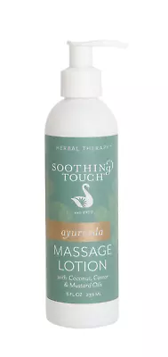 Soothing Touch Ayurveda Massage & Spa Therapy Lotion - 8 Oz Pump Bottle • $14.95