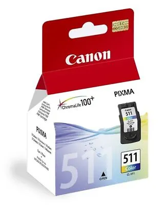 £26.98 • Buy Canon 511 Colour Original Canon Printer Ink Cartridge CL-511 