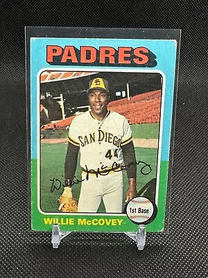 1975 Topps Willie McCovey #450 - San Diego Padres • $2.29