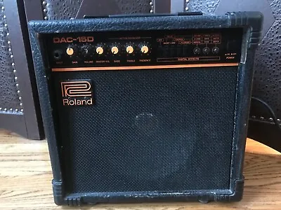 Roland DAC-15D 15W Guitar Amplifier W/Built In Digital Effects Made In Japan • $60