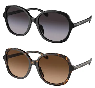 Coach Women's Rounded Butterfly Sunglasses W/ Gradient Lens - HC8360U • $89.86