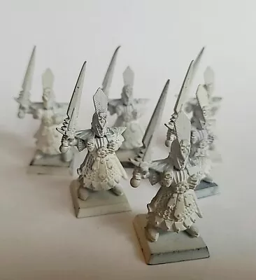 Games Workshop Citadel WARHAMMER WHF Dark Elf Warriors Collection 6pcs Plastic • $22