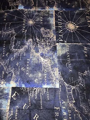 Stargazer Constellations Nautical Crib Quilt Comforter Reversible Handmade Soft • $27.99