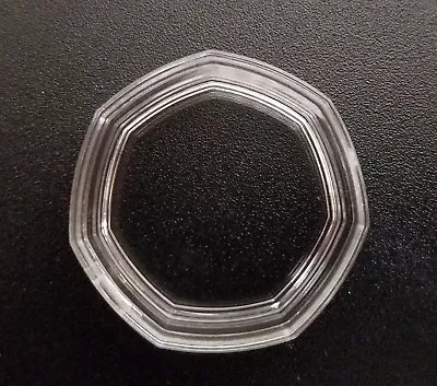 £35.90 • Buy HEPTAGON ACRILYC COIN CAPSULES FOR 50 Pence Coins (6;12;20;45 Or 100 Pcs)