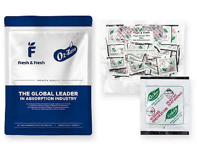 Fresh & Fresh (50 Packet) 400 CC Premium Oxygen Absorbers (1 Bag Of 50 Packet) • $12.99