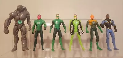 Lot Of 6 Mattel DC Green Lantern Movie  Figures 2010 3.75 Inch • $25