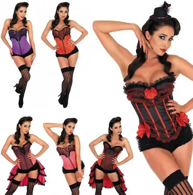 Burlesque Basque Dress Moulin Rouge Fancy Dress • $10.09