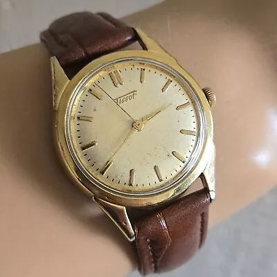 Vintage TISSOT Men's Automatic Watch Cal.28.5R-21 17Jewels Swiss 1955 • $299