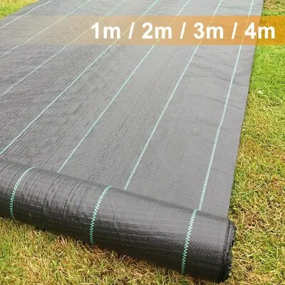 £6.85 • Buy Heavy Duty Weed Control Fabric Membrane Garden Ground Cover Mat Landscape Sheet