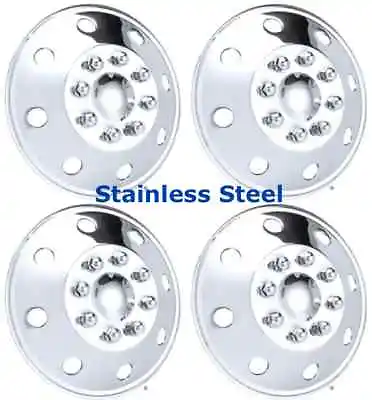 16  Rv Motorhome & Trucks Stainless Steel Wheel Covers Hubcaps Set Of 4 © • $168.06