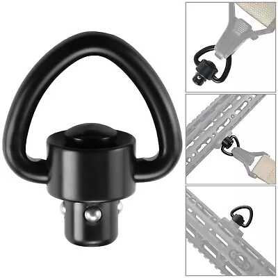 Quick Detach D-Loop Set 1  Heavy Duty QD Sling Swivels With Push Button Tapered • $5.99