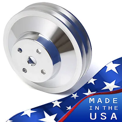 Pontiac Water Pump Pulley 350 400 428 455 GTO V8 WP Billet Aluminum V-Belt Vbelt • $70