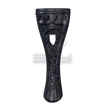  4/4 Size High Quality Ebony Violin Tailpiece With Gut Fiddle Violin Parts • $19.99