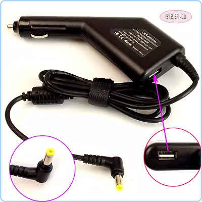 Notebook DC Adapter Car Charger EMachines EM355 NAV51 EM350 • $39.55