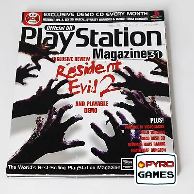 Official UK PlayStation Magazine - April 1998 - Issue 31 - Resident Evil 2 • £12.95