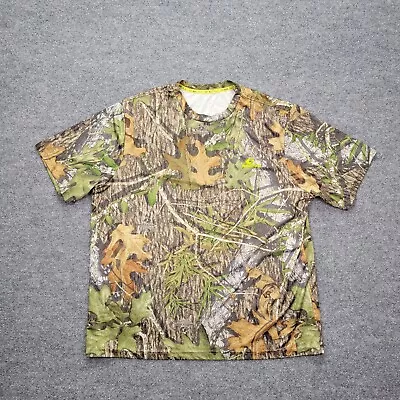 Mossy Oak Mens Tshirt Camoflage Hunting Outdoors Casual Sz XL • $12.99