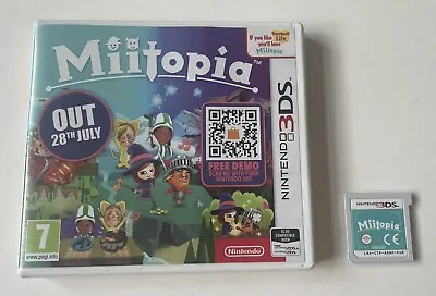 Miitopia Nintendo 3DS Boxed PAL Promotional Display  Sleeve • £9.99
