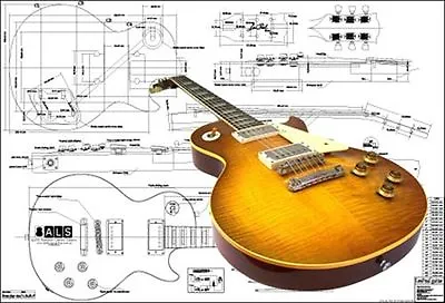 Gibson '59 Les Paul® Electric Guitar Plan  • $32.99