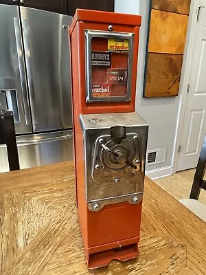 Vintage 1940's Coin Operated ADVANCE VENDING MACHINE Candy Bar Dispenser RARE • $139.50
