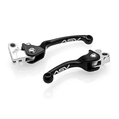 ASV F2 PAIR PACK Brake & Clutch Levers Kawasaki KX 450F (2019) Black • $115