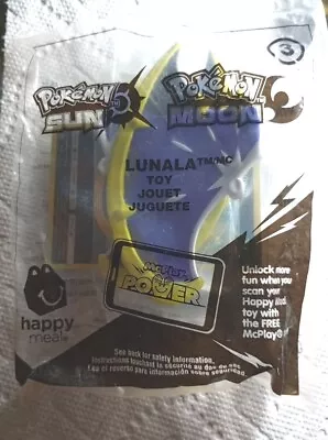 McDonald's Happy Meal Toy Pokemon Sun & Moon Lunala #3 New Sealed 2017 • $2.99