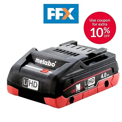 £59 • Buy Metabo 625367000 18v LIHD 4.0Ah Compact Battery Exceptionally Long Working Time