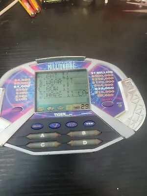 £4.02 • Buy VTG Tiger Who Wants To Be A Millionaire Handheld Electronic Game Regis Philbin