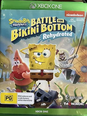 Spongebob Squarepants Battle For Bikini Bottom Re-hydrated Xbox One Game  • $35