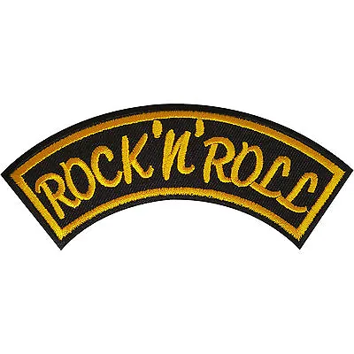 £2.79 • Buy Rock 'N' Roll Embroidered Patch Music Badge Iron / Sew On Jacket Bag And Clothes