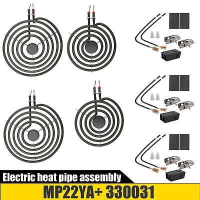 MP22YA Electric Range Burner Element With 330031 Surface Element Receptacle Kit • $33.99