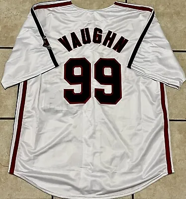 Ricky “Wild Thing” Vaughn Custom Cleveland Indians Baseball Jersey Mens Size 2XL • $31.99