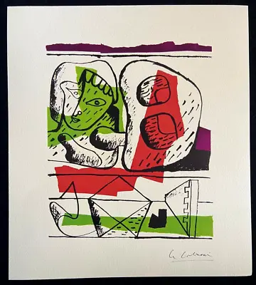 Le Corbusier Lithography ( Man Ray Marcel Duchamp Sol Lewitt Victor Vasarely) • $296.04