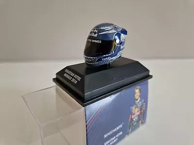 Minichamps 1/8 Red Bull Helmet - S. Vettel - Monaco 2010 - 381100205 • $74.99