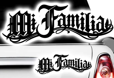 1x MY FAMILY THE CRAZY LIFE THE FAMILY 30cm OLDSCHOOL CAR Aufkleber FAMILY • $5.30