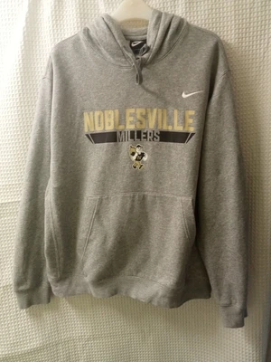 £7.50 • Buy Nike Original University Grey Unisex  Pullover Hoodie Uk Large