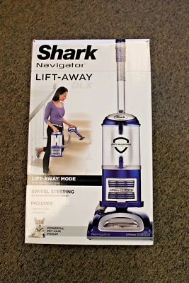 $31 • Buy New Shark Navigator Lift-Away Deluxe Upright Vacuum | Blue | Model NV360