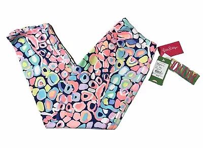 Lilly Pulitzer NWT Luxletic Crop Gypsy Jungle Stretch XS Leggings 23668 • $63.36